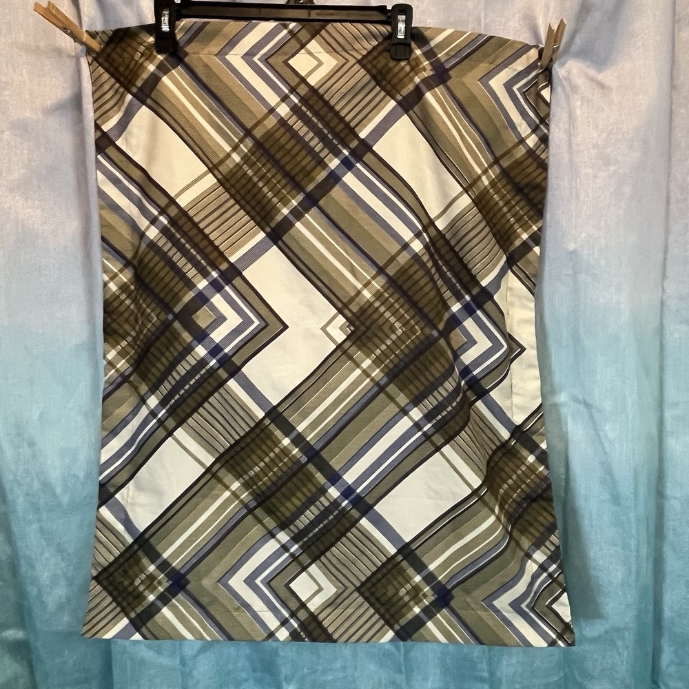 Army Green & Navy‎ Plaid Type Single Standard Pillowcase Sham 22"x29"
